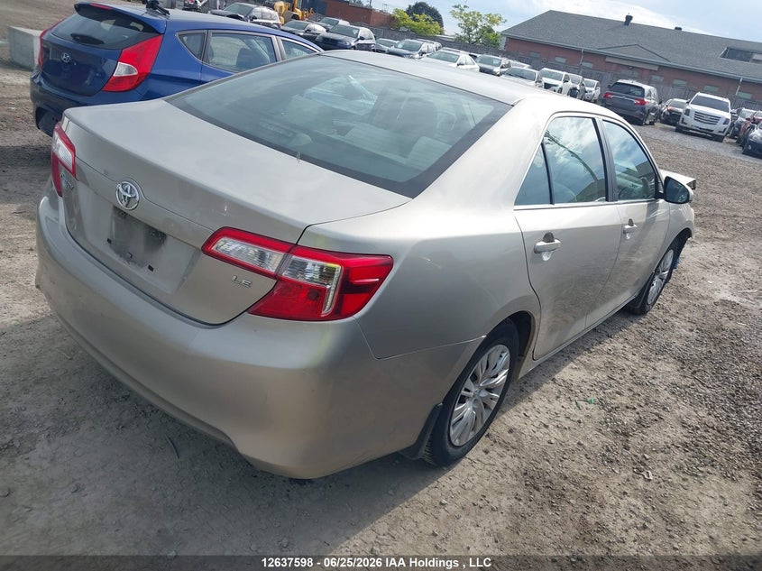 Vin: 4t1bf1fk2du237752, lot: 3038274, toyota camry le 20134