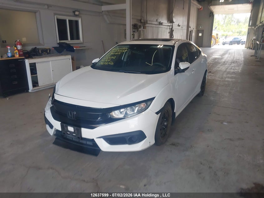 Vin: 2hgfc2f87jh024692, lot: 3038275, honda civic ex 20182