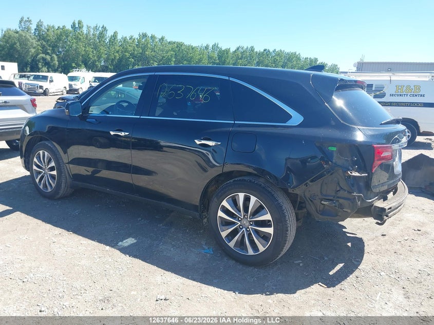 Vin: 5fryd4h44eb505262, lot: 3038322, acura mdx technology 20143