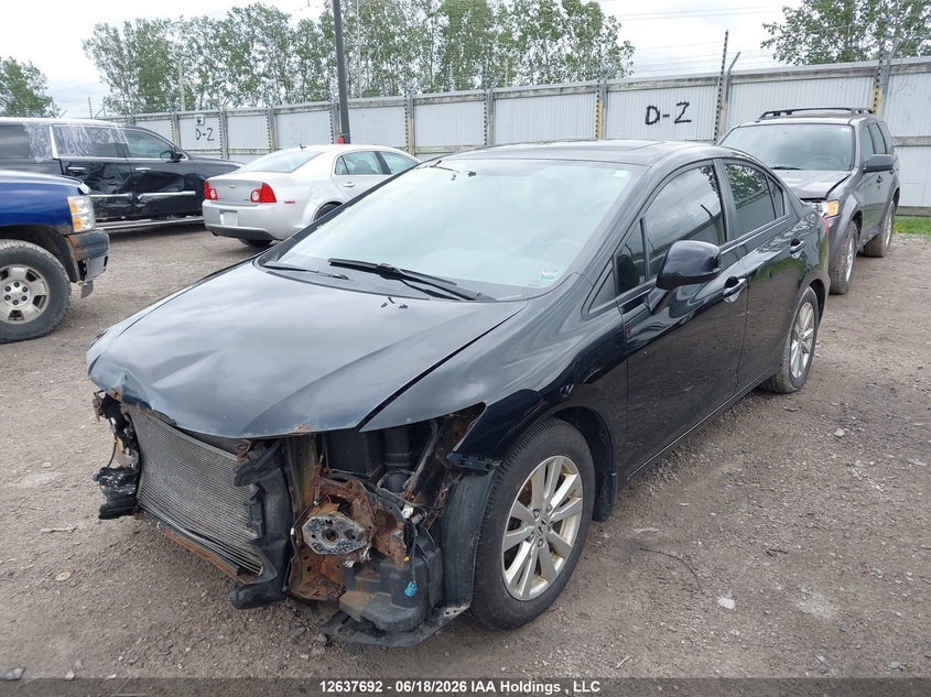 Vin: 2hgfb2f99ch121651, lot: 3038379, honda civic exl 20122