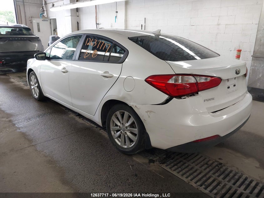 Vin: knafx4a65e5078345, lot: 3038408, kia forte 1.8l lx/1.8l lx+/1.8l se 20143