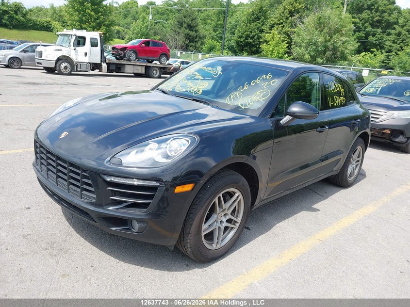 2018 Porsche Macan, Front, IAAI, VIN WP1AA2A50JLB14957 — photo 2
