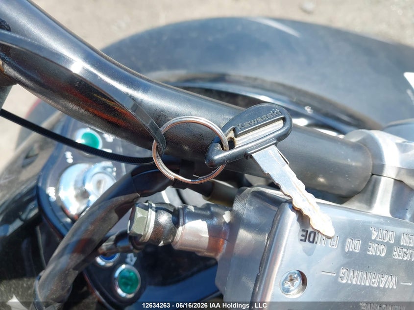 2007 Kawasaki Vn1600 B VIN: JKBVNKB197A015888 Lot: 12634263X