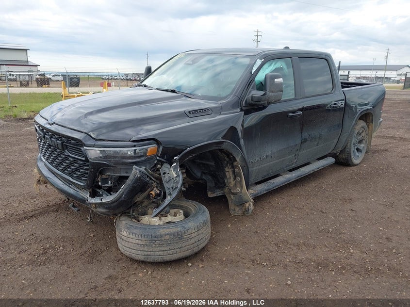 2026 RAM 1500, Front, IAAI, VIN 1C6SRFFP9TN222458 — photo 2