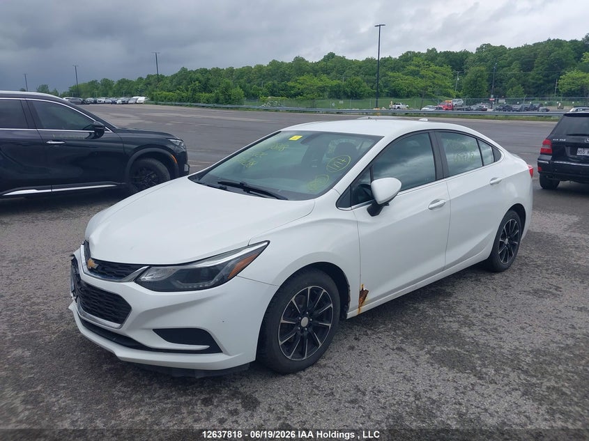 2016 Chevrolet Cruze Lt Auto, Front, IAAI, VIN 3G1BE5SMXGS607218 — photo 2