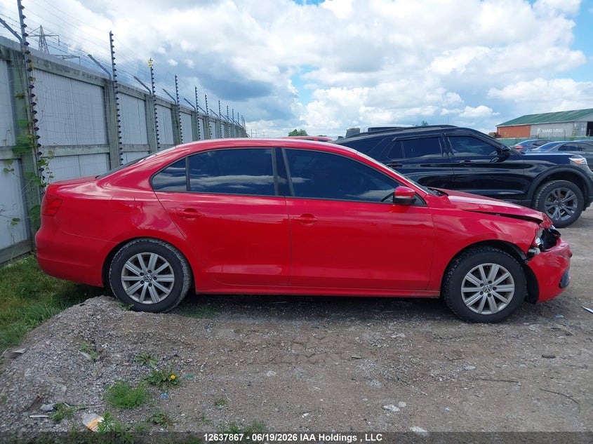 2014 Volkswagen Jetta S VIN: 3VW1K7AJ3EM404541 Lot: 12637867