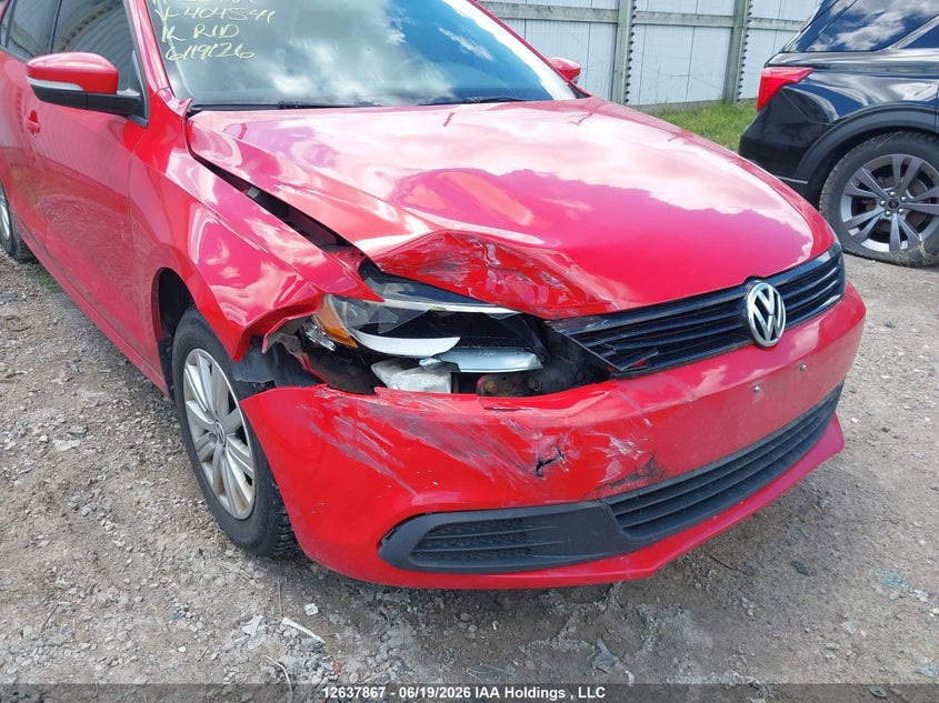 2014 Volkswagen Jetta S VIN: 3VW1K7AJ3EM404541 Lot: 12637867