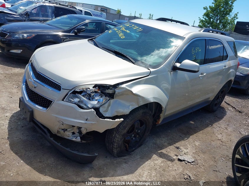 2014 Chevrolet Equinox, Удар спереду, IAAI, VIN 2GNALBEK3E6257810 — фото 2