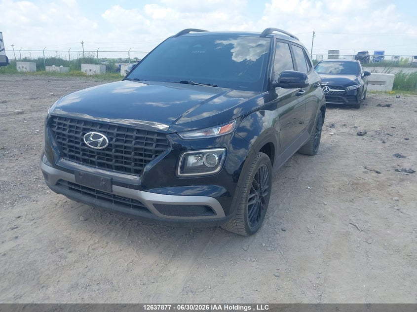2024 Hyundai Venue Preferred/Preferred With Two-Tone/Ultimate With Black Interior/Ultimate With Denim Interior, Rear, IAAI, VIN KMHRC8A30RU285788 — photo 2