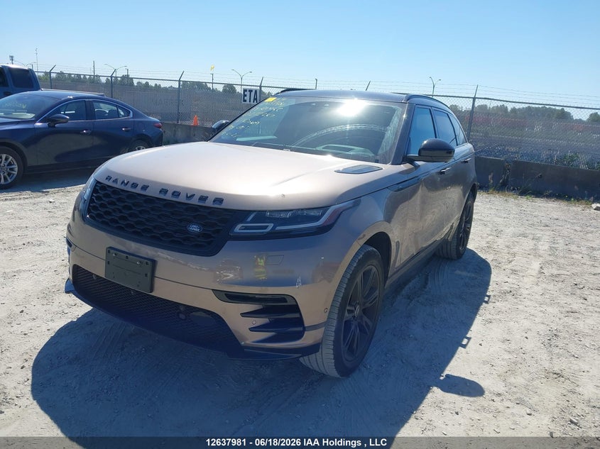 2019 Land Rover Range Rover Velar R-Dynamic Se, Repossession, IAAI, VIN SALYL2FX9KA232287 — photo 2