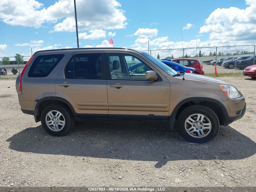 2003 HONDA CR-V SPORT UTILITY VEHICLE 2.4L I-4 DOHC, VVT, 160HP