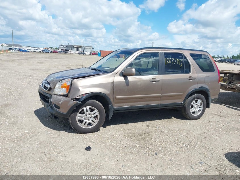 2003 HONDA CR-V SPORT UTILITY VEHICLE 2.4L I-4 DOHC, VVT, 160HP