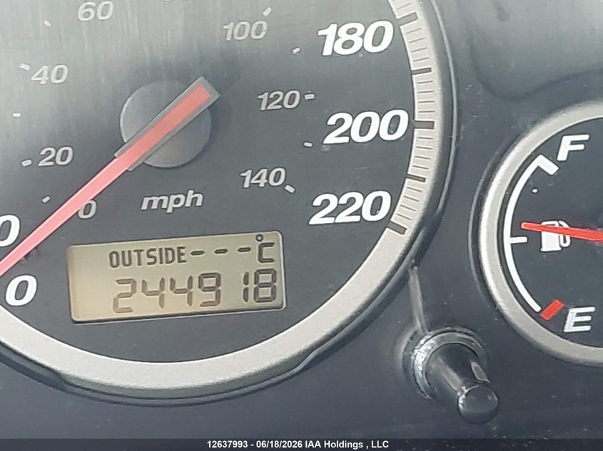 2003 HONDA CR-V SPORT UTILITY VEHICLE 2.4L I-4 DOHC, VVT, 160HP