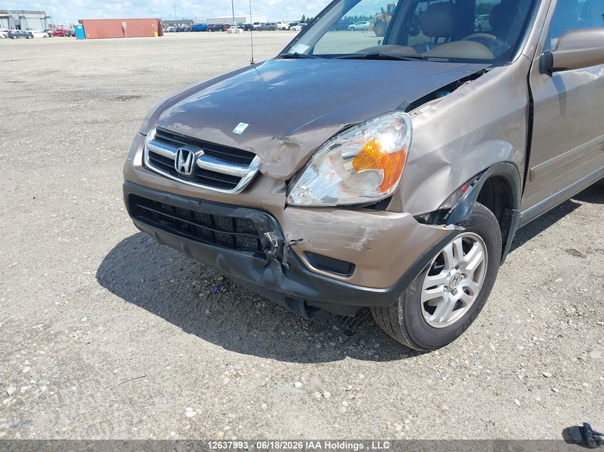 2003 HONDA CR-V SPORT UTILITY VEHICLE 2.4L I-4 DOHC, VVT, 160HP