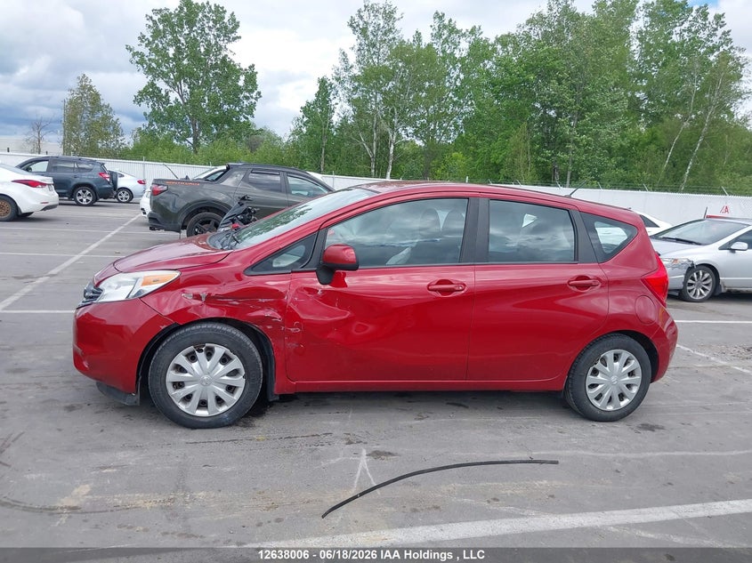 2014 NISSAN VERSA HATCHBACK 1.6L I-4 DOHC, VVT, 109HP