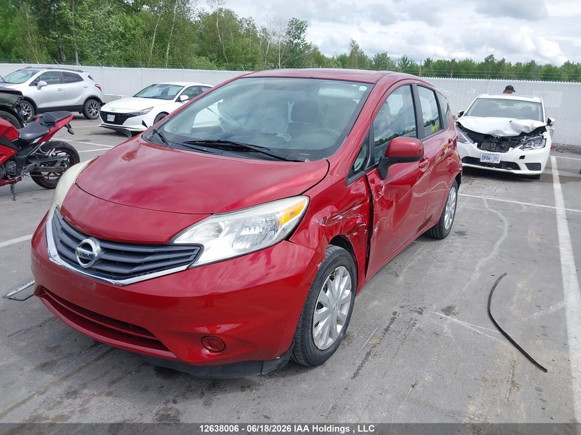 2014 Nissan Versa, Right Side, IAAI, VIN 3N1CE2CP9EL425197 — photo 2
