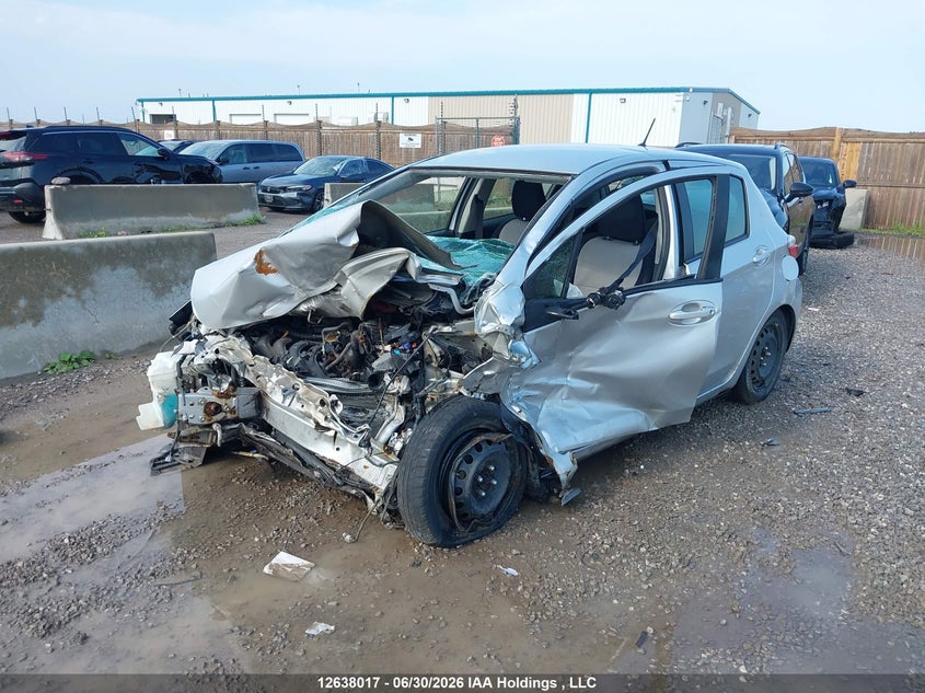 Vin: jtdktud39cd518665, lot: 3038771, toyota yaris 20122
