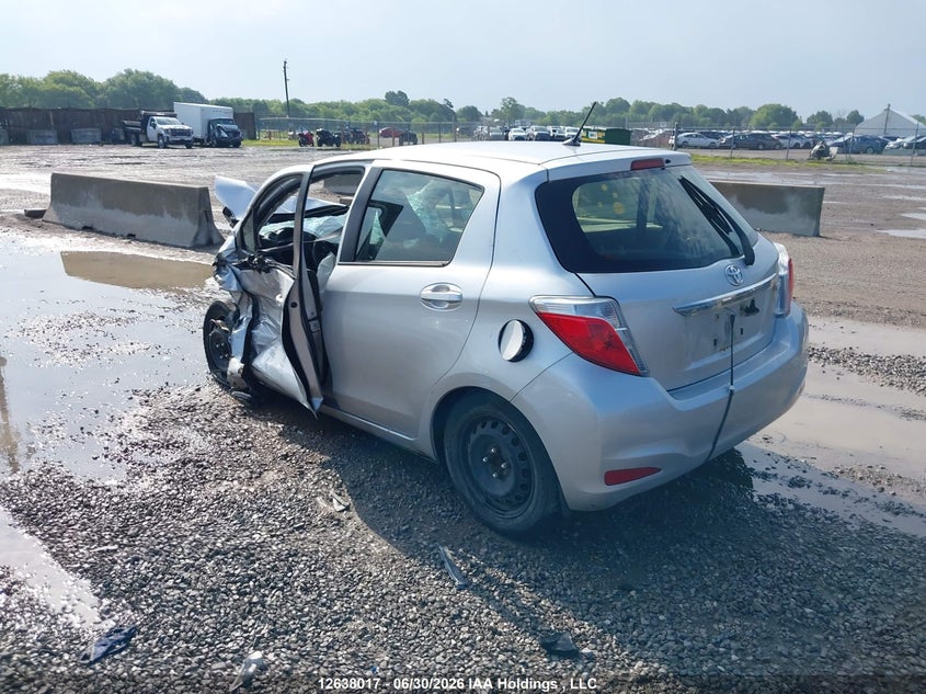 Vin: jtdktud39cd518665, lot: 3038771, toyota yaris 20123