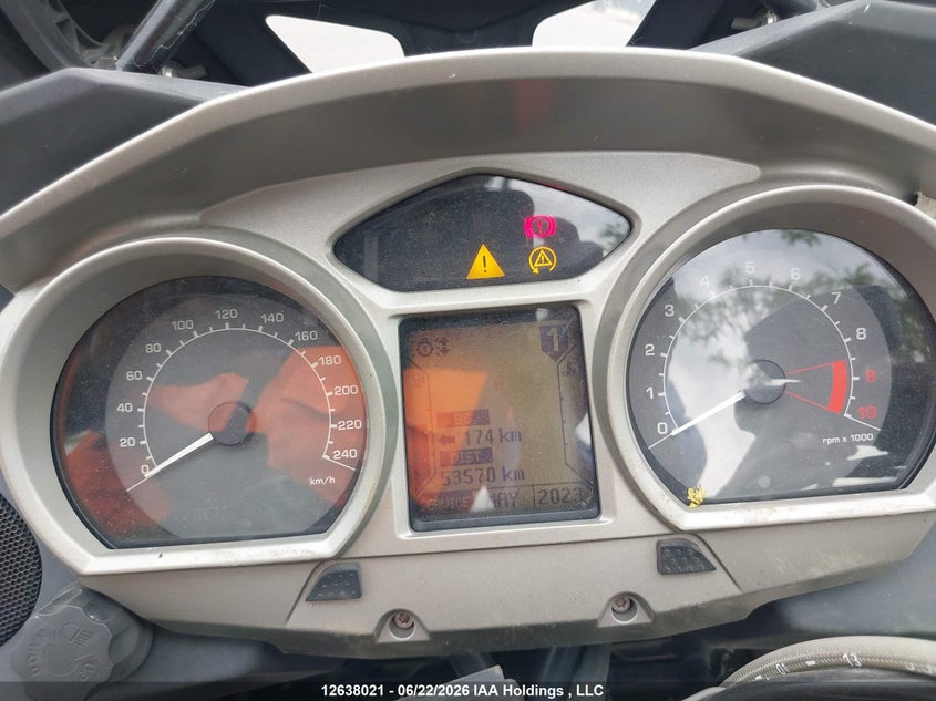 2013 BMW R1200 Rt VIN: WB1043004DZW55895 Lot: 12638021