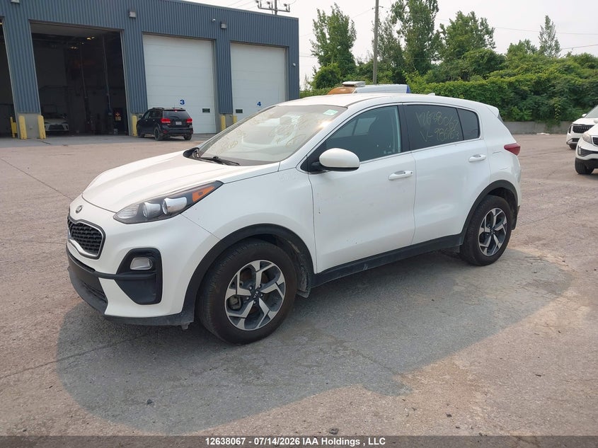 2022 Kia Sportage Lx, Rear, IAAI, VIN KNDPM3ACXN7986763 — photo 2