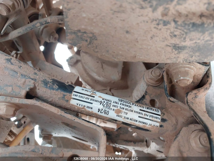 2025 Yamaha Yfm700 VIN: 5Y4AML9WXSA300585 Lot: 12638068