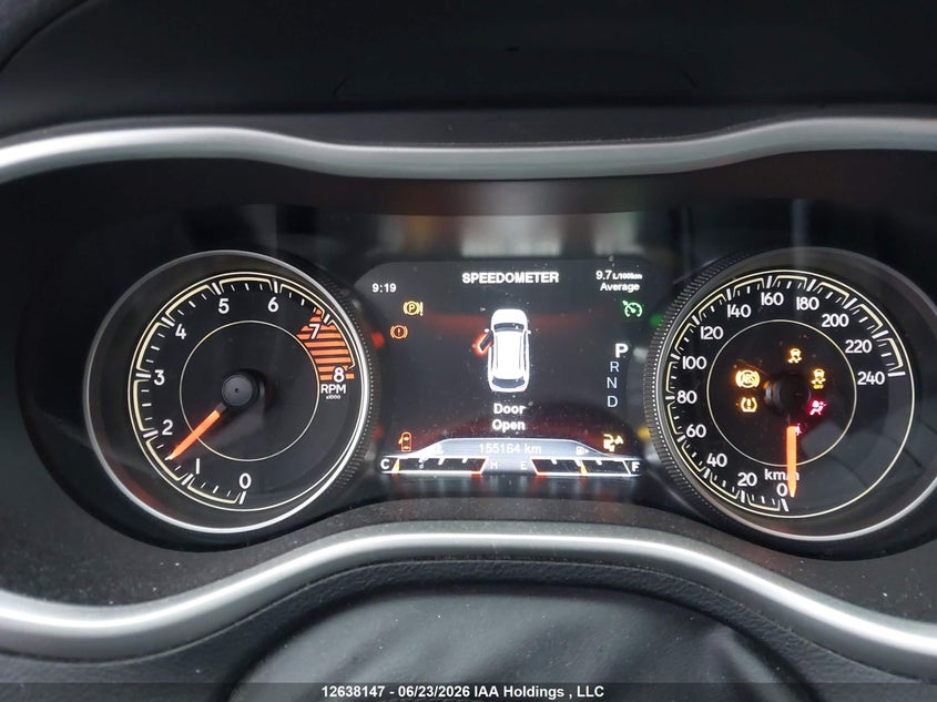 2016 JEEP CHEROKEE SPORT UTILITY VEHICLE 3.2L V-6 DOHC, 271HP