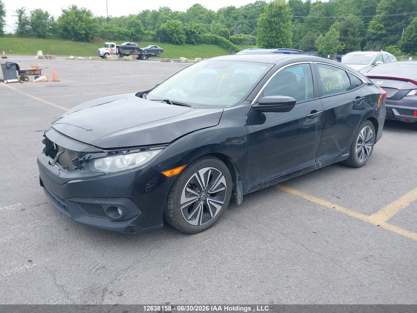 2016 Honda Civic, Front, IAAI, VIN 2HGFC1F43GH102336 — photo 2