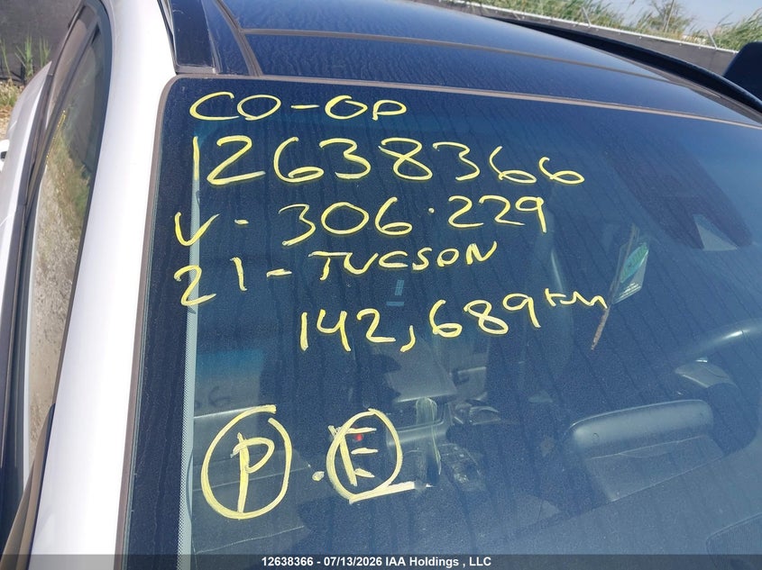 2021 Hyundai Tucson Preferred Awd With Sun And Leather Package VIN: KM8J3CA43MU306229 Lot: 12638366