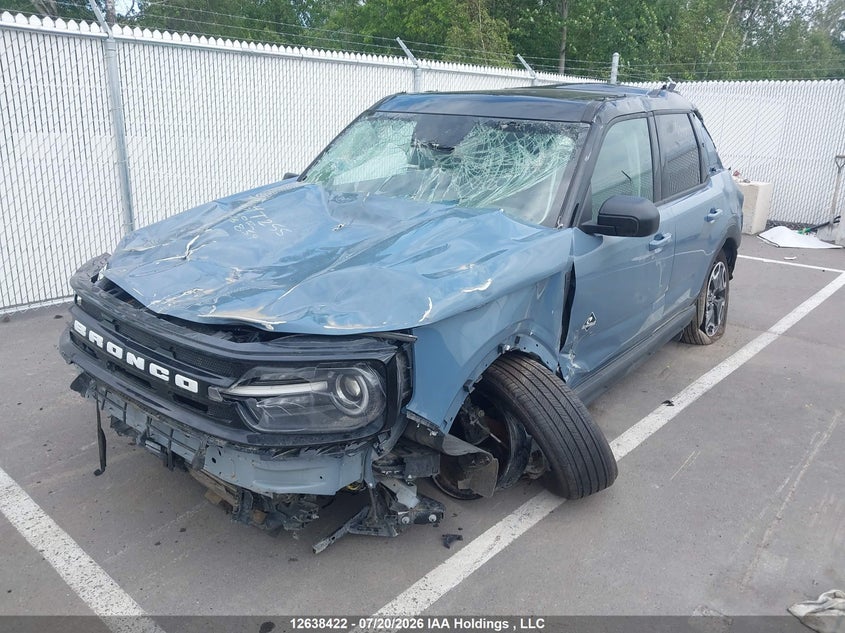 2024 Ford Bronco Sport, Rear, IAAI, VIN 3FMCR9C65RRF23854 — photo 2