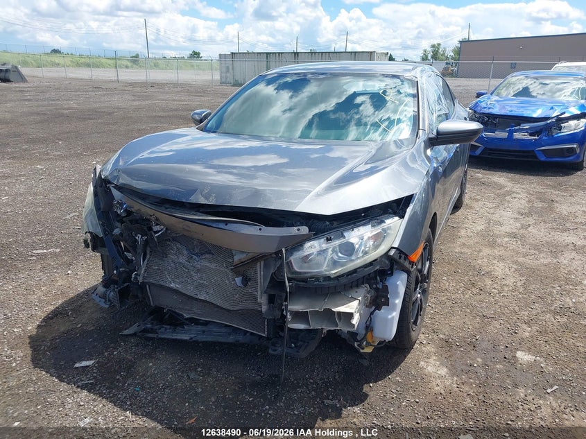 2017 Honda Civic Lx, Front, IAAI, VIN SHHFK7H25HU301135 — photo 2