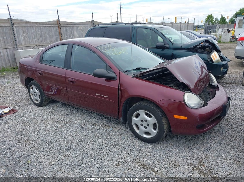 2001 Chrysler Neon, Front, IAAI, VIN 1C3ES46C21D128408