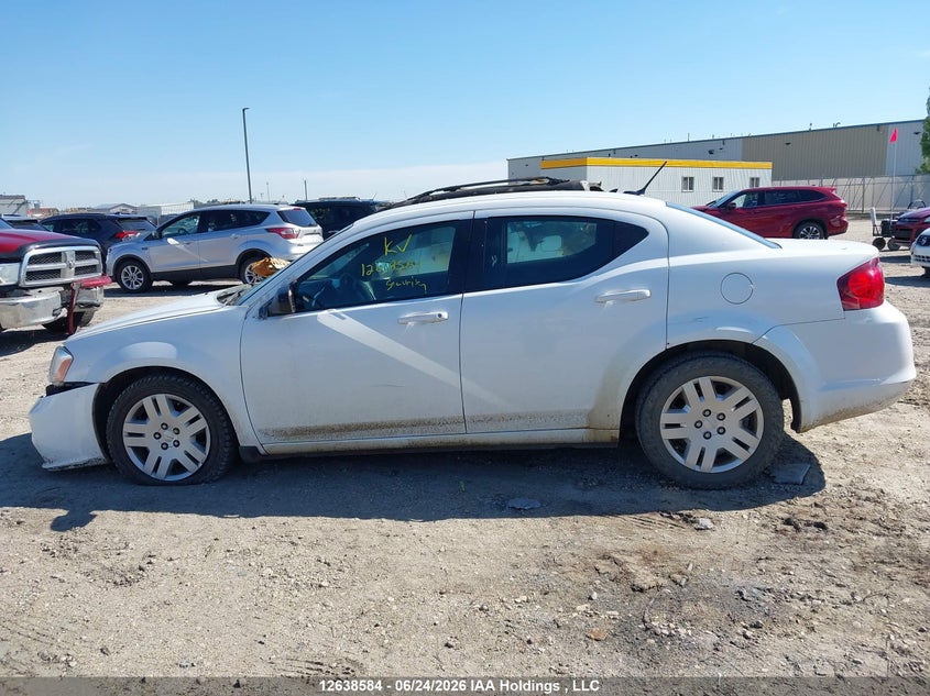 2014 DODGE AVENGER SEDAN 2.4L I-4 DOHC, VVT, 173HP