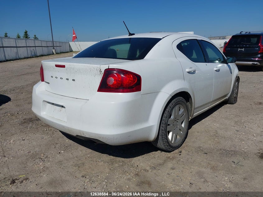 2014 DODGE AVENGER SEDAN 2.4L I-4 DOHC, VVT, 173HP
