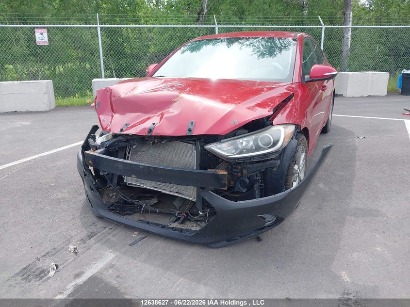 2018 Hyundai Elantra Gl, Front, IAAI, VIN KMHD84LFXJU468051 — photo 2