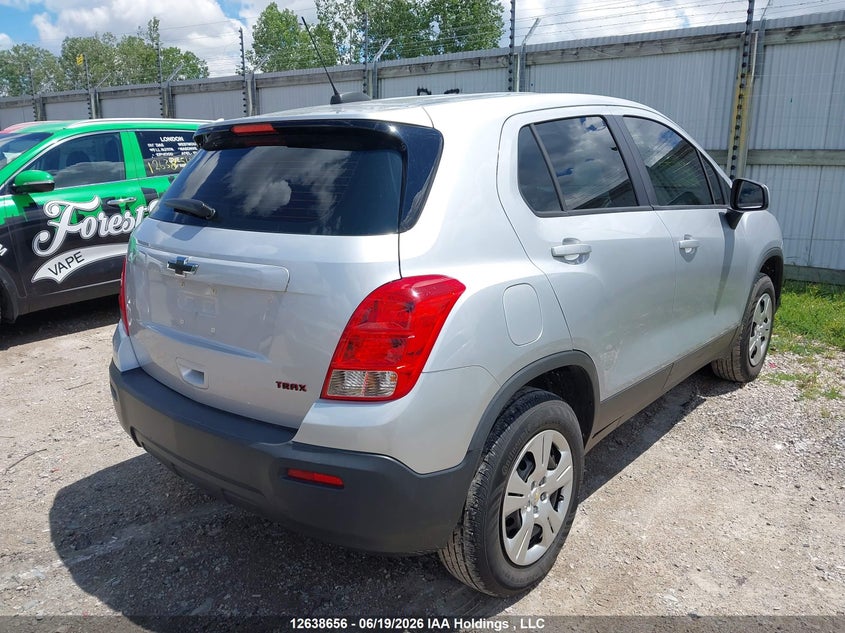 2015 CHEVROLET TRAX SPORT UTILITY VEHICLE 1.4L I-4 DOHC, VVT, TURBO, 138HP