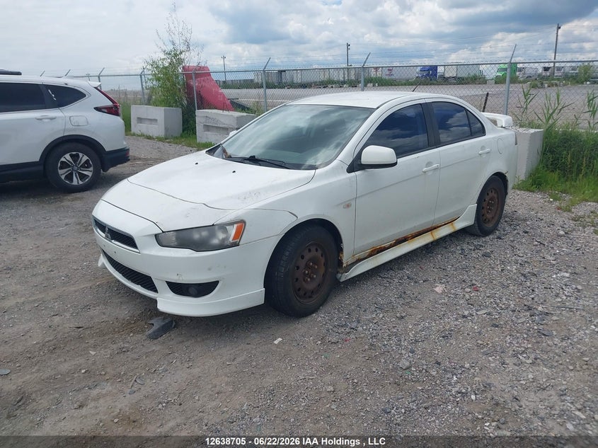 2010 Mitsubishi Lancer, Left Side, IAAI, VIN JA32U2FU3AU606579 — photo 2