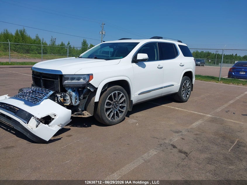 2020 GMC Acadia, Удар спереду, IAAI, VIN 1GKKNXLS3LZ223833 — фото 2