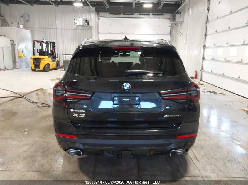 2022 BMW X3 xDrive30I VIN: 5UX53DP04N9M21456 Lot: 12638714