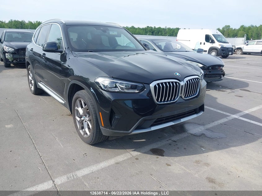 2022 BMW X3 xDrive30I VIN: 5UX53DP04N9M21456 Lot: 12638714