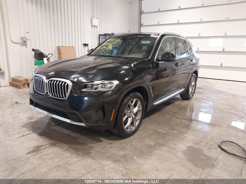 2022 BMW X3 xDrive30I VIN: 5UX53DP04N9M21456 Lot: 12638714