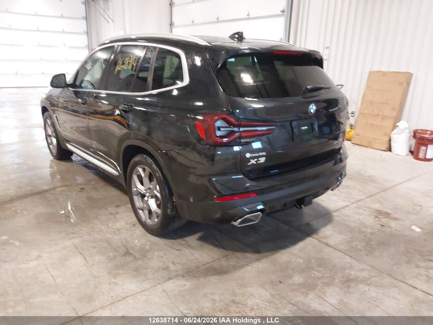 2022 BMW X3 xDrive30I VIN: 5UX53DP04N9M21456 Lot: 12638714