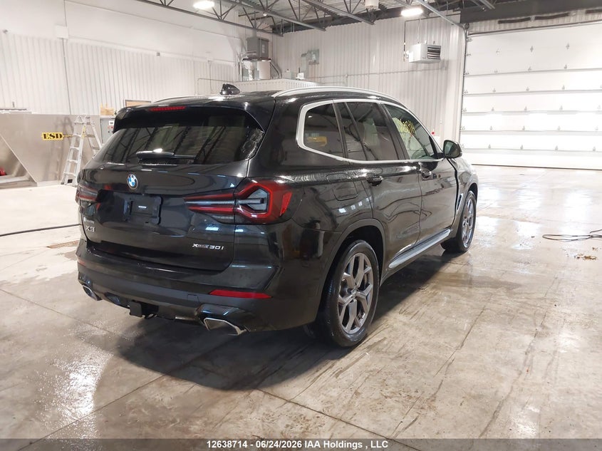 2022 BMW X3 xDrive30I VIN: 5UX53DP04N9M21456 Lot: 12638714