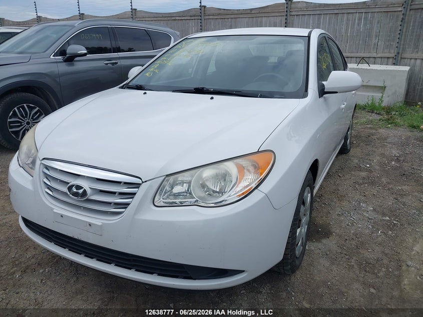 2010 Hyundai Elantra Blue/Gls/Se, Right Rear, IAAI, VIN KMHDU4BD3AU980200 — photo 2
