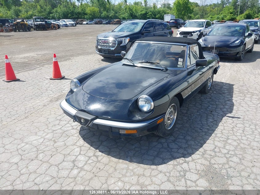 1987 ALFA ROMEO SPIDER CABRIO 2.0L I4 FI DOHC F