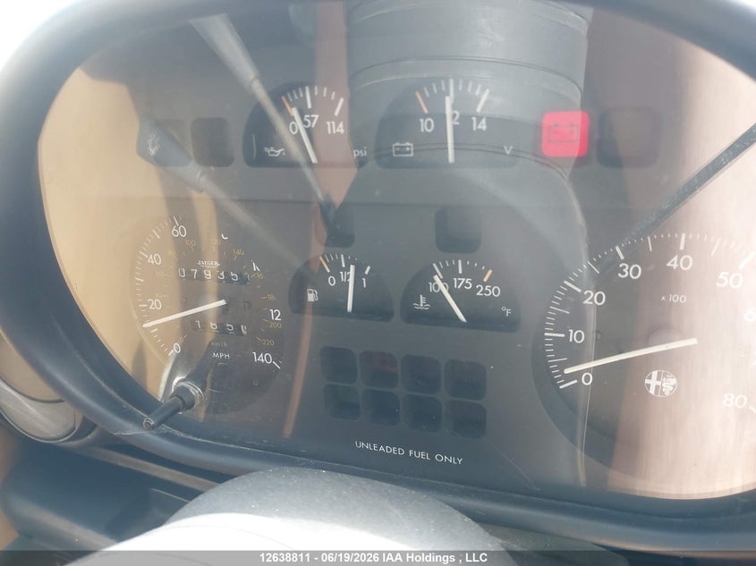 1987 ALFA ROMEO SPIDER CABRIO 2.0L I4 FI DOHC F