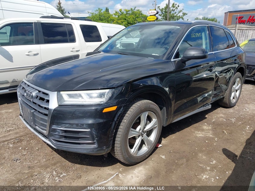 2018 Audi Q5, Удар спереди, IAAI, VIN WA1BNAFY6J2174703 — фото 2