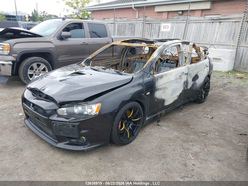 2008 Mitsubishi Lancer Evolution, Полностью сгорел, IAAI, VIN JA3AW56VX8U608288 — фото 2