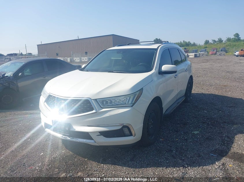 2017 Acura MDX, Right Side, IAAI, VIN 5FRYD4H83HB507060 — photo 2