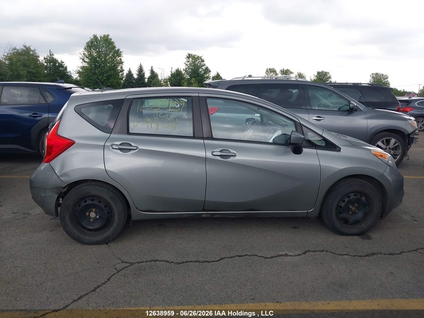 2015 NISSAN VERSA HATCHBACK 1.6L I-4 DOHC, VVT, 109HP