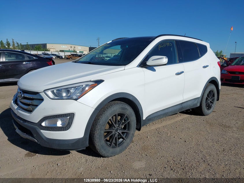 2014 Hyundai Santa Fe Sport 2.0T Limited, Front, IAAI, VIN 5XYZUDLA5EG179032 — photo 2